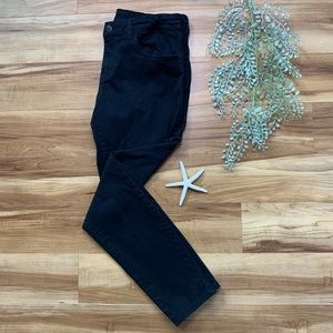 BP. Women’s Black Hi-Rise Black Denim Skinny Jeans, Size 30